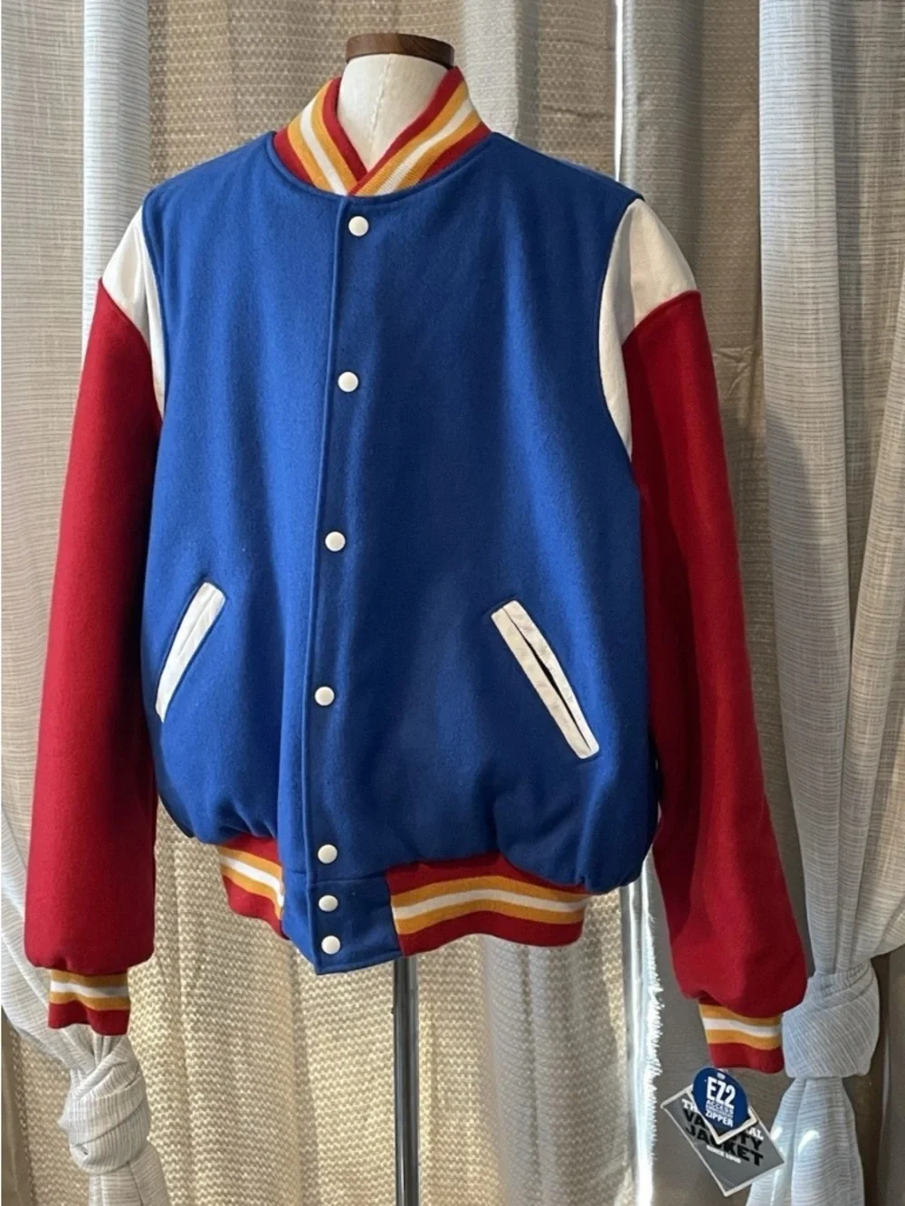 vintage Holloway bomber varsity jacket NWT bold colors Men’s Size XL